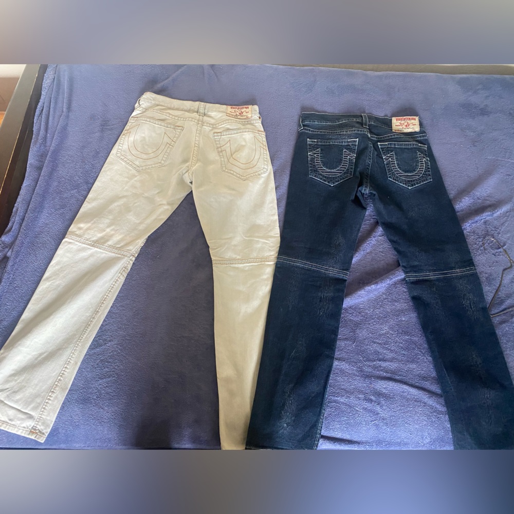 Lot of 2 True religion Jeans MOTO size 34x32
